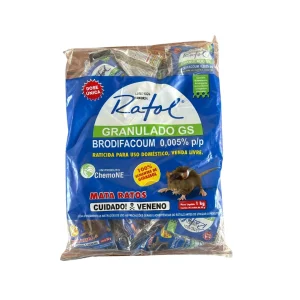 Ratol GS Uso Doméstico – 20 sachês de 50gr | 1 kg