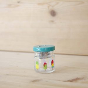 Afia duplo em vidro Gelados Verde