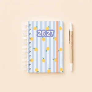 Agenda A6 Semanal 26/27 FRUITS LEMON