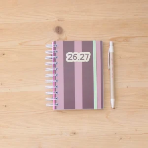 Agenda A6 Diária 26/27 SOFT BIG STRIPES