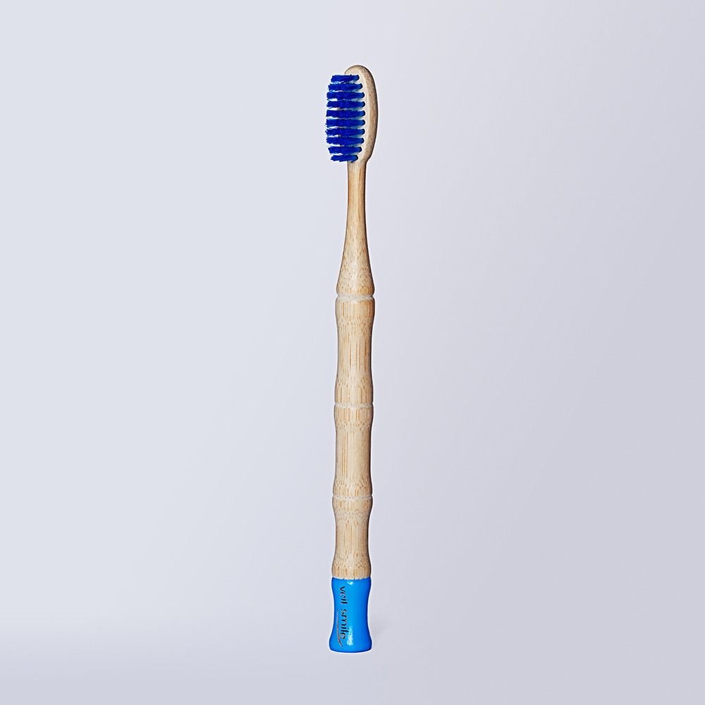 Escova de Dente de Bambu Tube Azul Veitsmile - Image 5