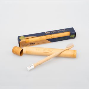 Escova de Dente Bambu Tube Branca Veitsmile
