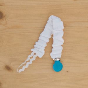 Fita de Chupeta White Blue