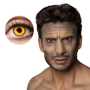 Par de lentes de contacto lobisomem