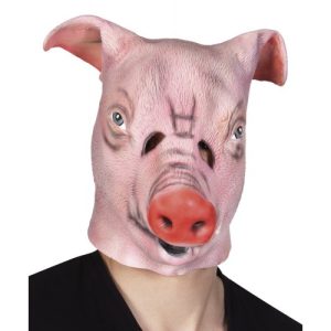Máscara de porco de látex de luxo
