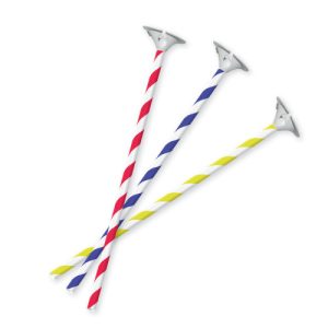 Lote de 10 hastes para balões