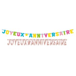 Faixa de feliz aniversário