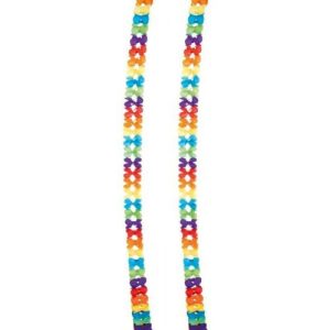 Guirlanda multicolorida de papel