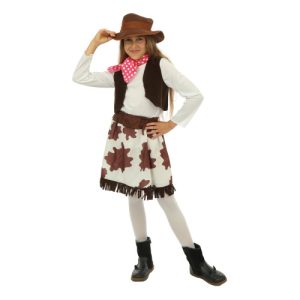 Fato de cowgirl infantil: dos 4 aos 9 anos