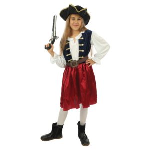Fato de pirata para menina: dos 6 aos 9 anos
