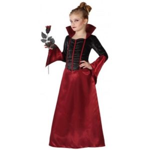 Fato de vampira para meninas: dos 3 aos 12 anos