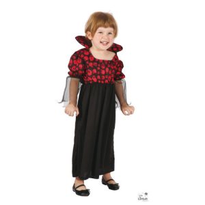 Fato de vampira para bebé: de 1 a 2 anos