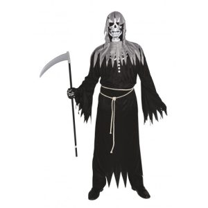 Fato de esqueleto da morte