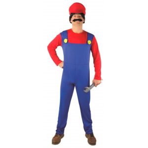 Fato de canalizador vermelho