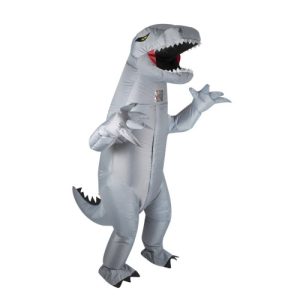 Fato inflável de dinossauro