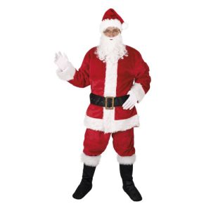 Fato de Pai Natal de pelúcia de luxo