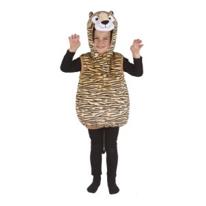 Fato de tigre de luxo para criança: dos 3 aos 5 anos
