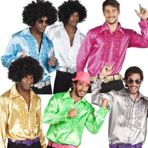 Fato camisa disco 6 cores