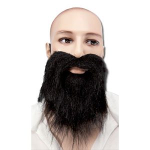 Barba preta e dura