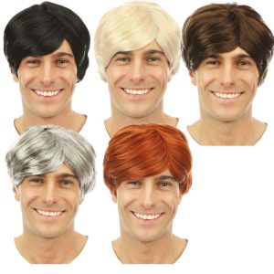 Peruca masculina – 5 cores à escolha