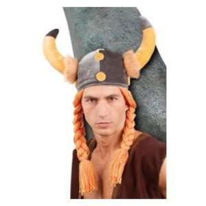 Chapéu gaulês com tranças