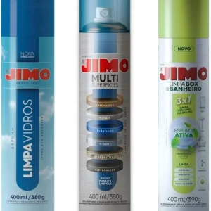 Kit JIMO Limpeza Completa | Vidros, Superfícies e Box
