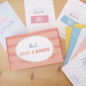 Kit 30 Milestones Grávida Bebé a bordo!