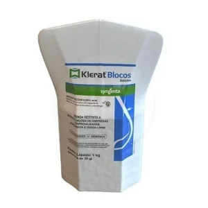 Klerat Bloco Parafinado 20g – Syngenta | 1 kg